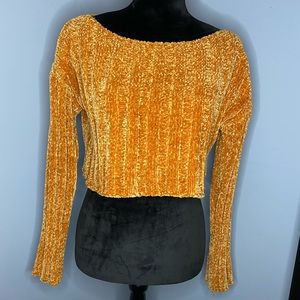 Free People Cropped Sweater